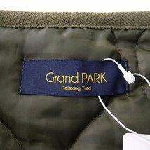 新品 Grand PARK ニコル 軽量 ひょうたん キルト 中綿 ブルゾン 46(M) カーキ 【J49977】 NICOLE 秋冬 メンズ M-65 ライナー キルティング_画像10