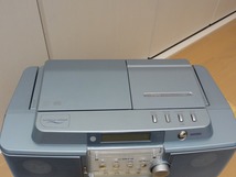 ★メンテ済★Victor ビクターJVC 高音質CD/MDラジカセ RC-ZX25MD-A ブルー リモコンRM-SRCZ1MD イドFM対応 送料無料 _画像5