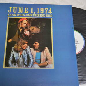 12(LP) KEVIN AYERS.JOHN CALE.ENO.NICO. JUNE 1 1974 UK再発  わけありレコード 両A面 の画像1