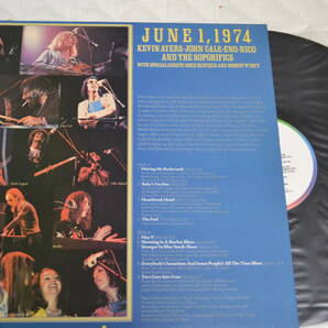 12(LP) KEVIN AYERS.JOHN CALE.ENO.NICO. JUNE 1 1974 UK再発  わけありレコード 両A面 の画像2