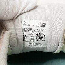 【1円スタート】New Balance ニューバランス 996 スニーカー 靴 D CM996LW2 25cm ピッグスキンスエード メッシュアッパー ペールピンク_画像10