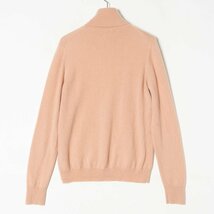 UNIQLO ユニクロ カシミヤ100％ タートルネック長袖セーター ニット トップス 定番 ベーシック シンプル くすみカラー ピンク L レディース_画像2