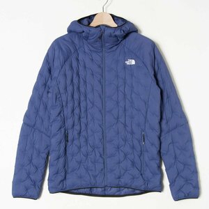 【1円スタート】THE NORTH FACE ノースフェイス ND92216 フード付きダウンジャケット 袋付き ナイロン カジュアル アウトドア 青 M メンズ