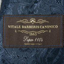 ZERBINO VITALE BARBERIS CANONICO ヴィターレバルベリスカノニ スーツ セットアップ シングル ウィンドウペン ピークドラペル 紳士 上品_画像5