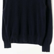 UNIQLO トップス ユニクロ タートルネックニット ダークネイビー カシミヤニット 定番 シンプル 綺麗め カジュアル カシミヤ100％ 秋冬 M_画像4