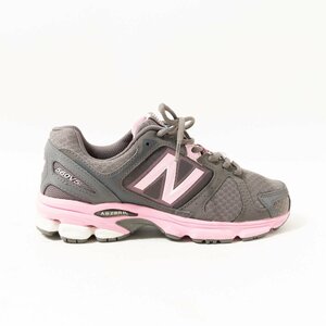 New Balance ニューバランス W560GY5 ランニングシューズ グレー 灰色 ピンク 23cm レディース カジュアル ジョギング シューズ 婦人靴