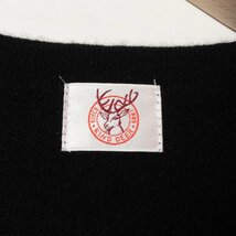 KING DEER カシミヤ100% Vネック ニットカーディガン ロング丈 無地 長袖 Lサイズ ウール ブラック 黒 綺麗め カジュアル シンプル 秋冬_画像2