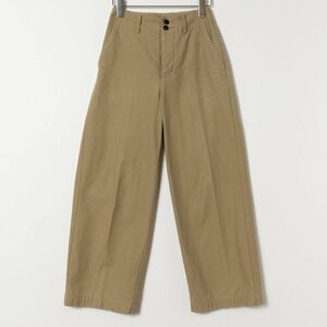 MICA&DEAL mica and ti-ru lady's center Press pants 32 beige cotton 100 simple casual natural all season 