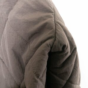NANO universe LB.04 ナノユニバース 中綿 キルティングジャケット アウター 上着 FREE ナイロン100% チャコールグレー系 カジュアル 秋冬の画像8