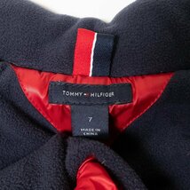 Tommy Hilfiger トミーヒルフィガー キッズ 2WAY フーデット ジャケット アウター 防寒 7 ポリエステル100% レッド 赤 子供服 秋冬_画像2