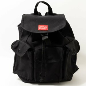 【1円スタート】Manhattan Portage マンハッタンポーテージ バックパック ブラック 黒 ナイロン ユニセックス 大容量 カジュアル bag 鞄