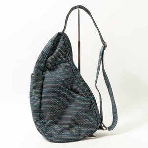 【1円スタート】Healthy Back Bag ヘルシーバックバッグ ボディバッグ グリーン カラフル ナイロン ユニセックス カジュアル 収納多数 bag