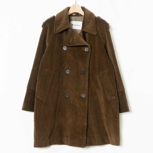 Aquascutum トレンチコート アクアスキュータム ダークブラウン アウター ダブル シンプル 綺麗め 大人カジュアル レディース 秋冬 TL