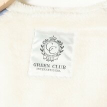 GREEN CLUB グリーンクラブ 裏ボアフード付きコート アウター カジュアル シンプル 無地 レトロ 冬 グレー 灰色 11R レディース 婦人 女性_画像7