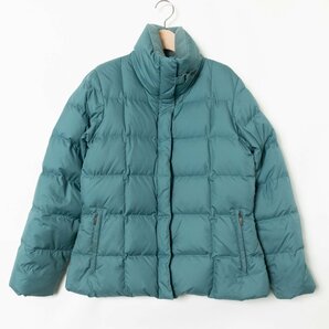 Eddie Bauer エディーバウアー 中綿 グースダウンジャケット アウター 防寒 PETITE L ポリエステル100% エメラルドグリーン カジュアルの画像1