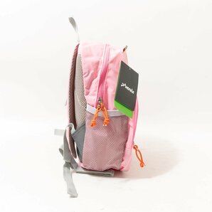 未使用タグ付き phenix フェニックス リュックサック ピンク グレー ナイロン ポリエステル キッズ 子供カバン カジュアル 収納多数 bag 鞄の画像3