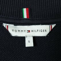 Tommy Hilfiger トミー ヒルフィガー リブトレーナー スウェット ネイビー S レディース コットン 綿 ゆったり ロゴ刺繍 カジュアル 定番_画像2