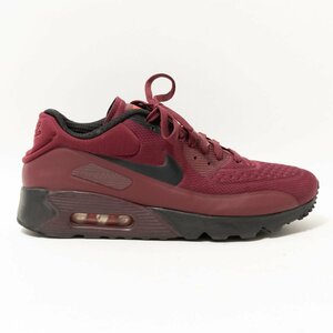 【1円スタート】NIKE ナイキ AIR MAX 90 ULTRA SE 845039-600 エアマックス ローカットスニーカー シューズ 28.5cm バーガンディ 合成繊維