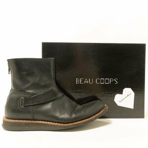 KAREN WALKER × BEAU COOPS カレンウォーカー × ボゥ クープス コラボ ショートブーツ ブラック 黒 37 24cm相当 レザー 本革 レディース