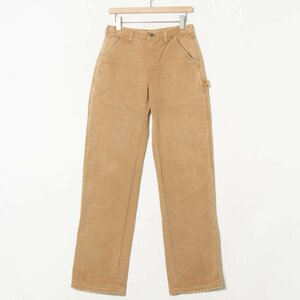 【1円スタート】Carhartt カーハート ダック生地 ペインターパンツ ワークパンツ ボトムス カジュアル アメカジ 薄茶色 ウエスト72 股下82