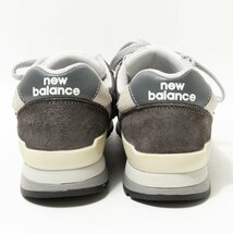 【1円スタート】NEW BALANCE ニューバランス CM996CD2 ローカットスニーカー シューズ 24.5cm グレー スエード メッシュ ユニセックス 靴_画像4