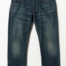 LEVI'S PREMIUM リーバイス 505 ストレートジーンズ レギュラーフィット デニム 28インチ W28 L33 インディゴ 綿 コットン カジュアル 定番_画像6