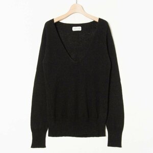 Tsumori Chisato Tsumori Chisato Образец продукт v -neck с длинным рукавом вязаный свитер Черный М. Женщины женщины повседневная простая проста.