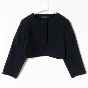 MIKI HOUSE Miki House Kids child clothes long sleeve jacket 110 bolero short height navy navy blue lining attaching made in Japan simple . examination ceremonial occasions event 