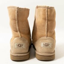 UGG Australia アグ オーストラリア S/N5251 キッズ クラシックムートンブーツ ベージュ 21.5cm スエード ボア 子供靴 ジュニア シューズ_画像2