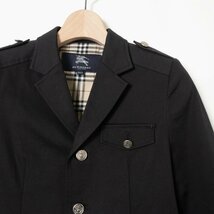 Burberry バーバリー キッズ ジャケット 上着 130A 羊毛 ブラック 黒 綺麗め フォーマル 子供服 卒園式 入学式 男の子_画像3