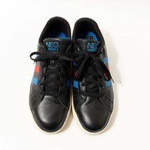 adidas Neo アディダス ネオ DAILY VULC スニーカー 靴 シューズ 合成皮革 27.5 ブラック プライムブルー レッド ストリート カジュアル_画像2