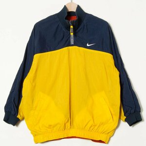 NIKE ナイキ キッズ サイズL 子供 プルオーバー ジャケット ナイロン100％ リバーシブル ハーフジップ 古着 カジュアル ストリート