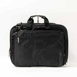 未使用 SUNBEAM COLLECTION ソフトビジネスバッグ ブラック 黒 2WAY ショルダー 肩掛け 斜め掛け Bag 通勤 鞄 ブリーフケース PC収納 紳士