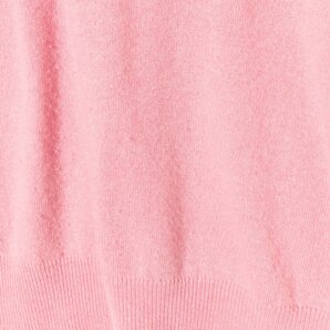 Cashmere Life Company トップス カシミヤライフカンパニー 長袖ニット 綺麗め ピンク シンプル ウール シルク混 Vネック 秋冬 イタリア製の画像8
