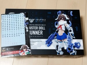 新品 未開封 未組立 メガミデバイス BUSTER DOLL ガンナー コトブキヤ プラモデル　M.S.G BUSTER DOLL ガンナー アイデカールセット