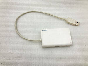 ●ELECOM　USB3.0 LANアダプター　EDC-GUA3H-W　本体のみ　中古品