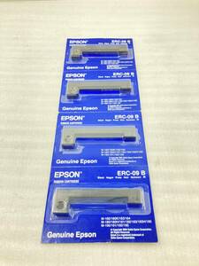 ●EPSON　インクリボンカセット　ERC-09 B　黒　4本セット　未使用品
