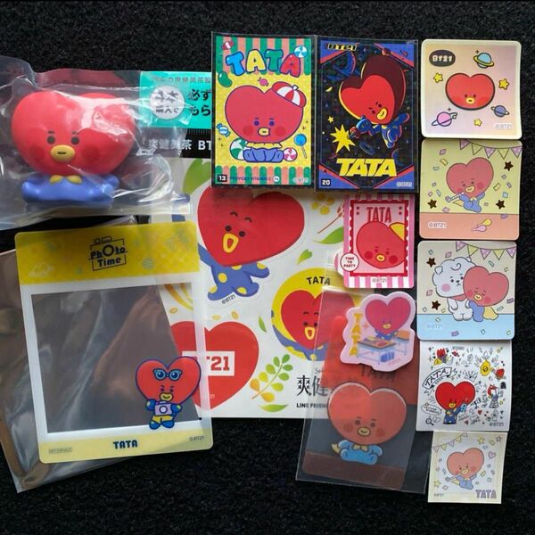 BT21 TATA フィギュア ステッカー セット