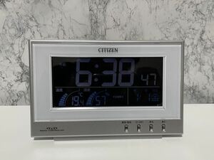 売り尽くし価格 リズム時計 CITIZEN 8RZ120 電波時計 目覚まし時計 デジタル シチズン 置き時計