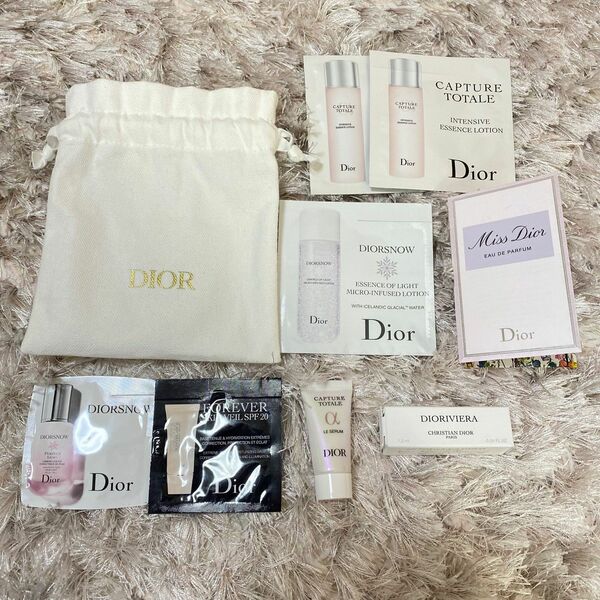 Dior ディオール サンプル カプチュール トータル クリーム 美容液 化粧水