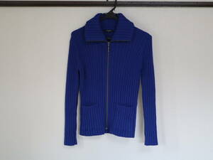 BURBERRY LONDON Burberry London 1 с высоким воротником кардиган толстый шерсть синий blue FB070-748-28 ( труба 90079)