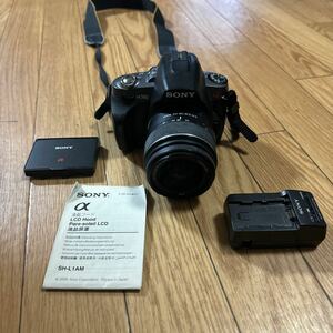 デジタル一眼レフ ソニーα380 黒 ◆SONY DSLR-A380【現状出品】