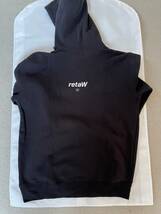 XL retaW× fragment design hoodie black フラグメントデザイン_画像2