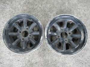 【WATANABE】14X6.5JH+10　4/114.3　ハブ径　73ｍｍ　2本　