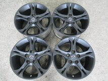 【RX-8】MAZDA 16X7.5J +50 5/114.3　【マッドブラック塗装】 純正ホイール　マツダマークメッキ　売切　特価　4本_画像1