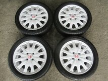 【N-BOX　Custom】HONDA純正アルミ　15X4.5J+45 4/100 赤H【ホワイト塗装】165/55R15　グットイヤー　RVF-02　バランス調整済_画像1