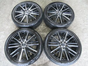 【ヴェゼル　オデッセー】WORK　ASTLEY　18X7J+55　5/114.3　ブラックポリッシュ　【225/45R18】セイバーリングSL201　2020年製　特価