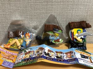 ワンピース　マグネット　3点セット　サンジ　ナミ　ゾロ