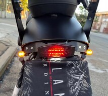 車検対応　バイク　LED　ミニ　ウィンカー 汎用 小型 角型 ウインカー クリア　4個_画像6