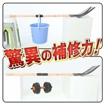 ◆送料無料(定形外)◆ 補修テープ 水に浸して巻くだけ スピード硬化 修理 繋げる 手袋付 ファイバー補修テープ ◇ ファイバーフィットプロ_画像4